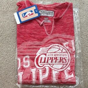 NBA Los Angeles Clippers Red Long Sleeve Tee
